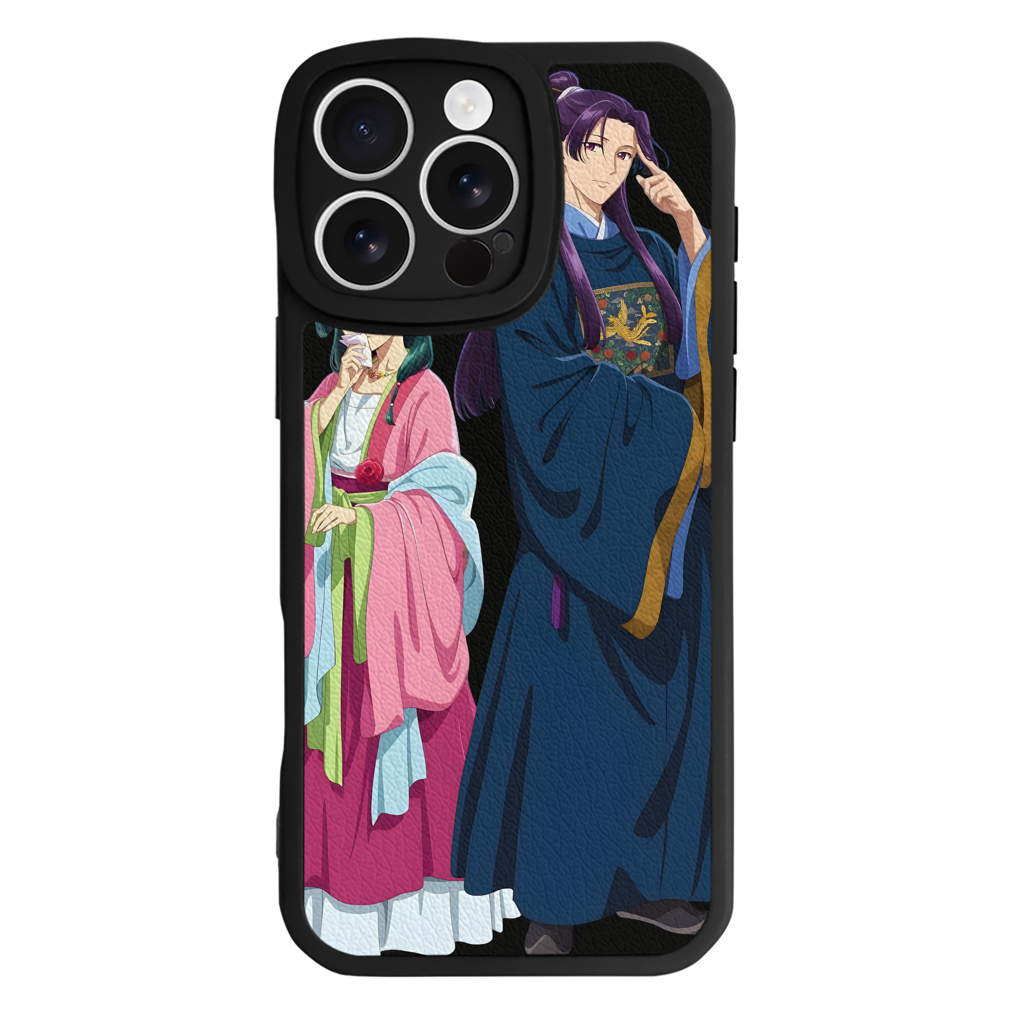 （画像用） 薬屋のひとりごと The Apothecary Diaries 【iPhone 16シリーズ対応】シリコンスマホケース（レザー調） 材質：シリコン